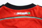 Adidas Embroidered Logo Red & Black Mexico Soccer Jersey - ThriftedThreads.com