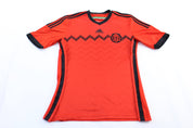 Adidas Embroidered Logo Red & Black Mexico Soccer Jersey - ThriftedThreads.com