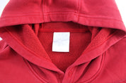 Adidas Embroidered Logo Red Pullover Hoodie - Jacket - Thrifted Threads