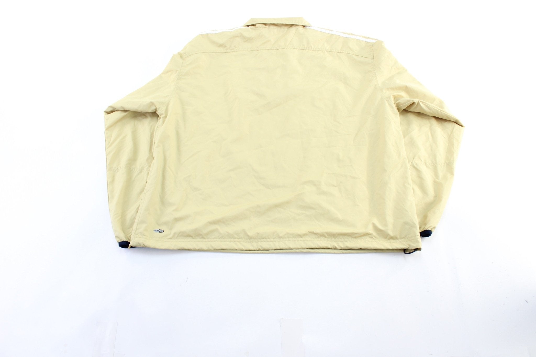 Adidas Embroidered Logo University of Pittsburgh Striped Pullover Jacket - Jacket - Thrifted Threads