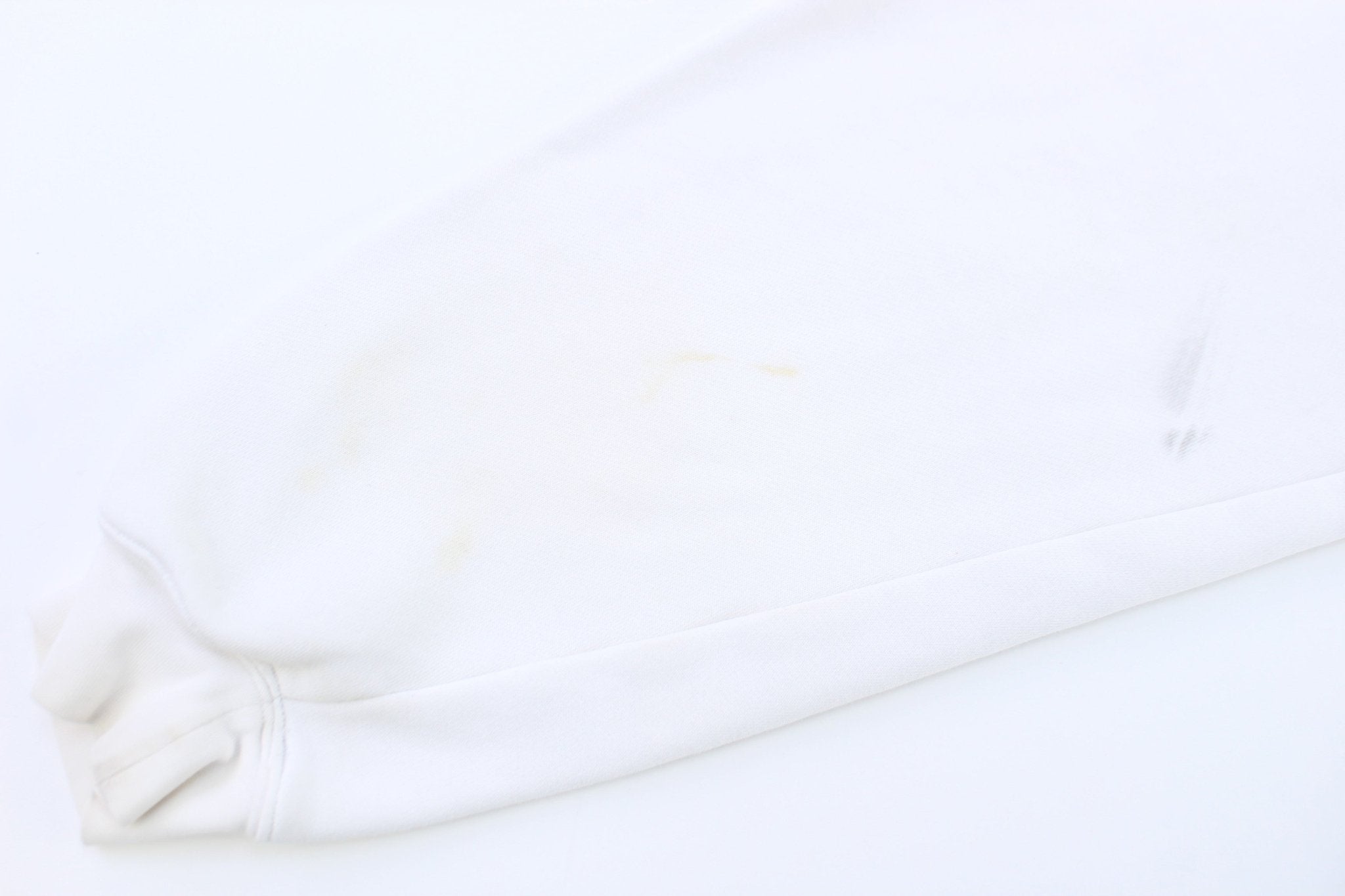 Adidas Embroidered Logo White Pullover Hoodie - ThriftedThreads.com