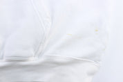Adidas Embroidered Logo White Pullover Hoodie - ThriftedThreads.com