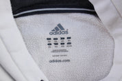 Adidas Embroidered Logo White Pullover Hoodie - Jackets - Thrifted Threads