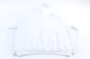 Adidas Embroidered Logo White Pullover Hoodie - Jackets - Thrifted Threads