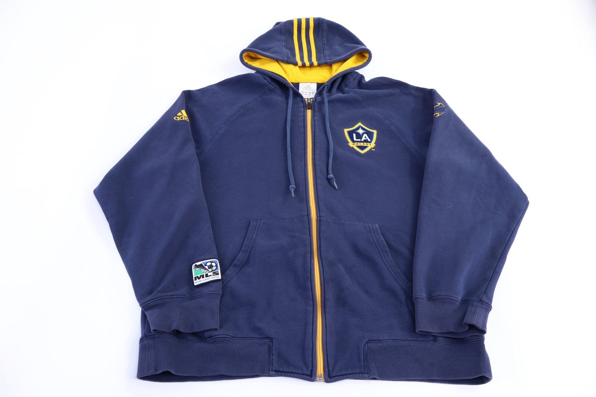 Adidas LA Galaxy Full Zip Hoodie - jacket - Thrifted Threads