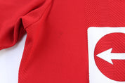 Adidas Logo Manchester United Striped Soccer Jersey - ThriftedThreads.com