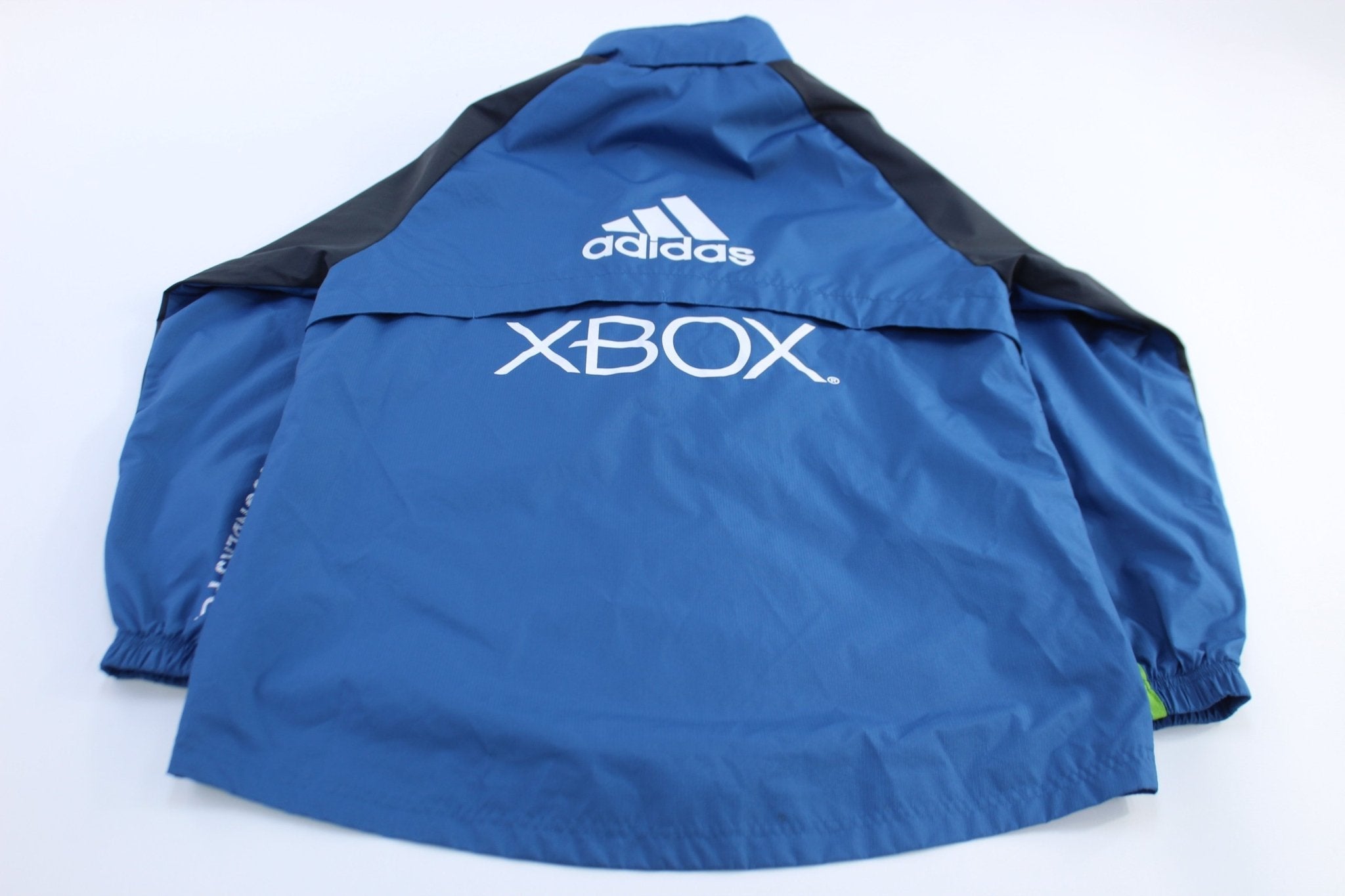 Adidas Logo Seattle Sounders FC Striped Soccer Zip Up Jacket - Jackets - Thrifted Threads