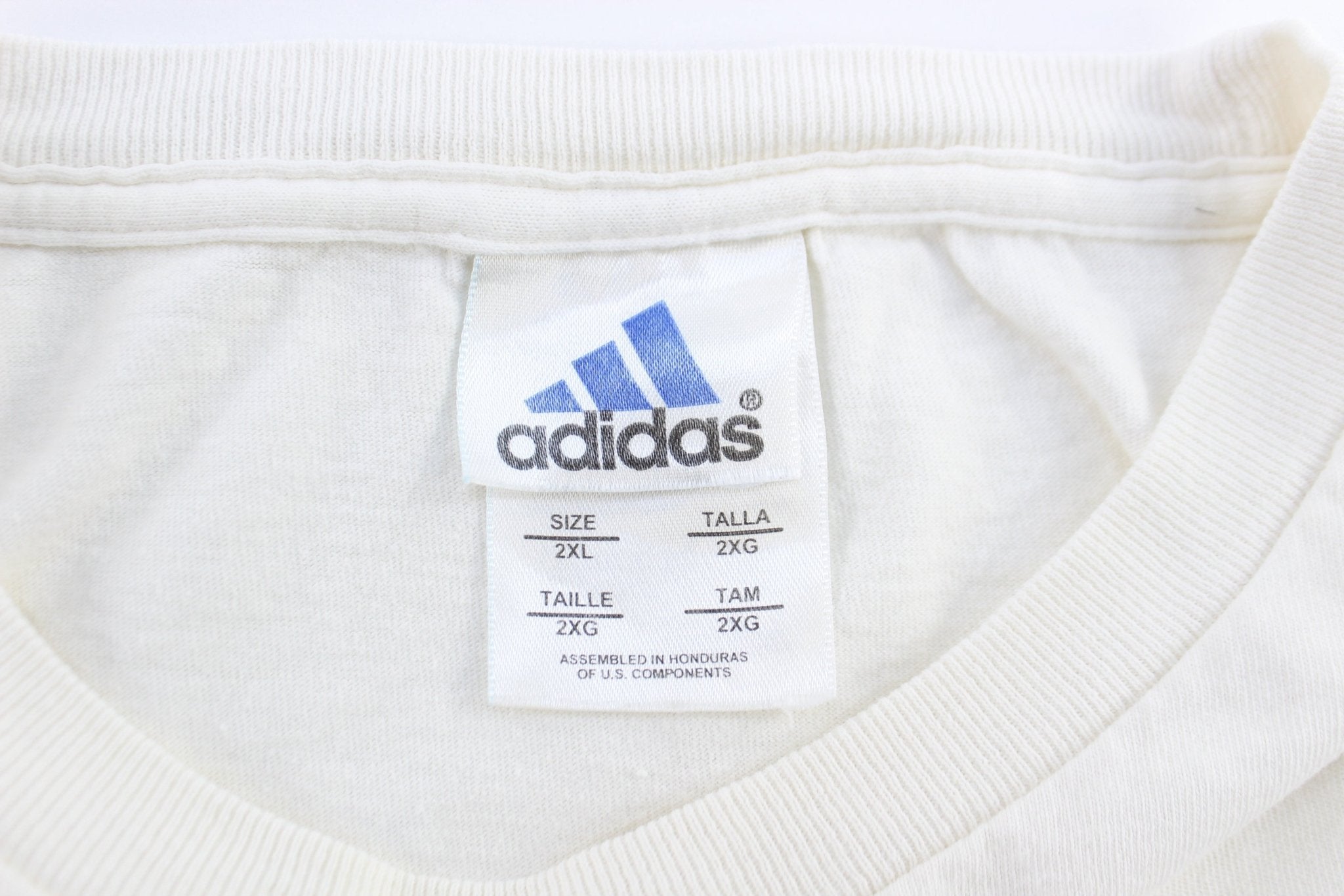 Adidas Logo University of Notre Dame Fightin' Irish LS T-Shirt - ThriftedThreads.com