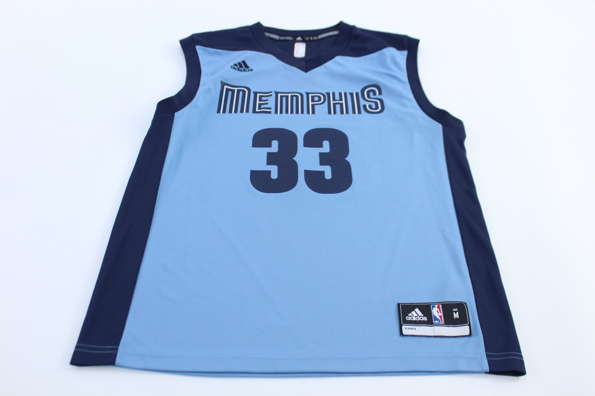 Adidas Marc Gasol Memphis Grizzlies Basketball Jersey - ThriftedThreads.com