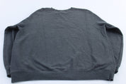 Adidas Trefoil Embroidered Logo Grey Sweatshirt - ThriftedThreads.com