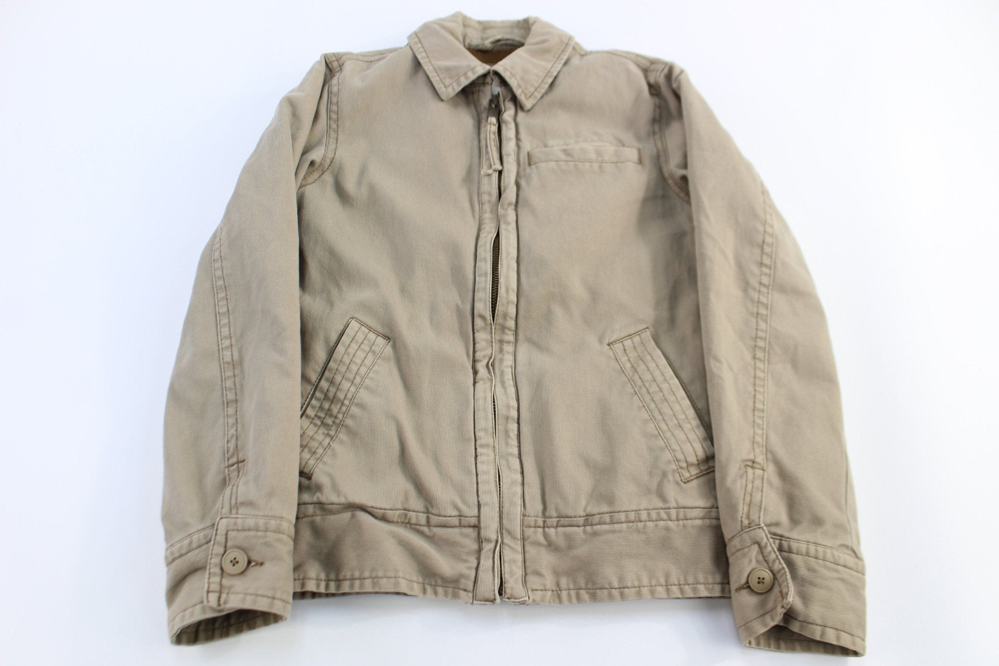 Aeropostale Tan Full Zip Jacket - Jacket - Thrifted Threads