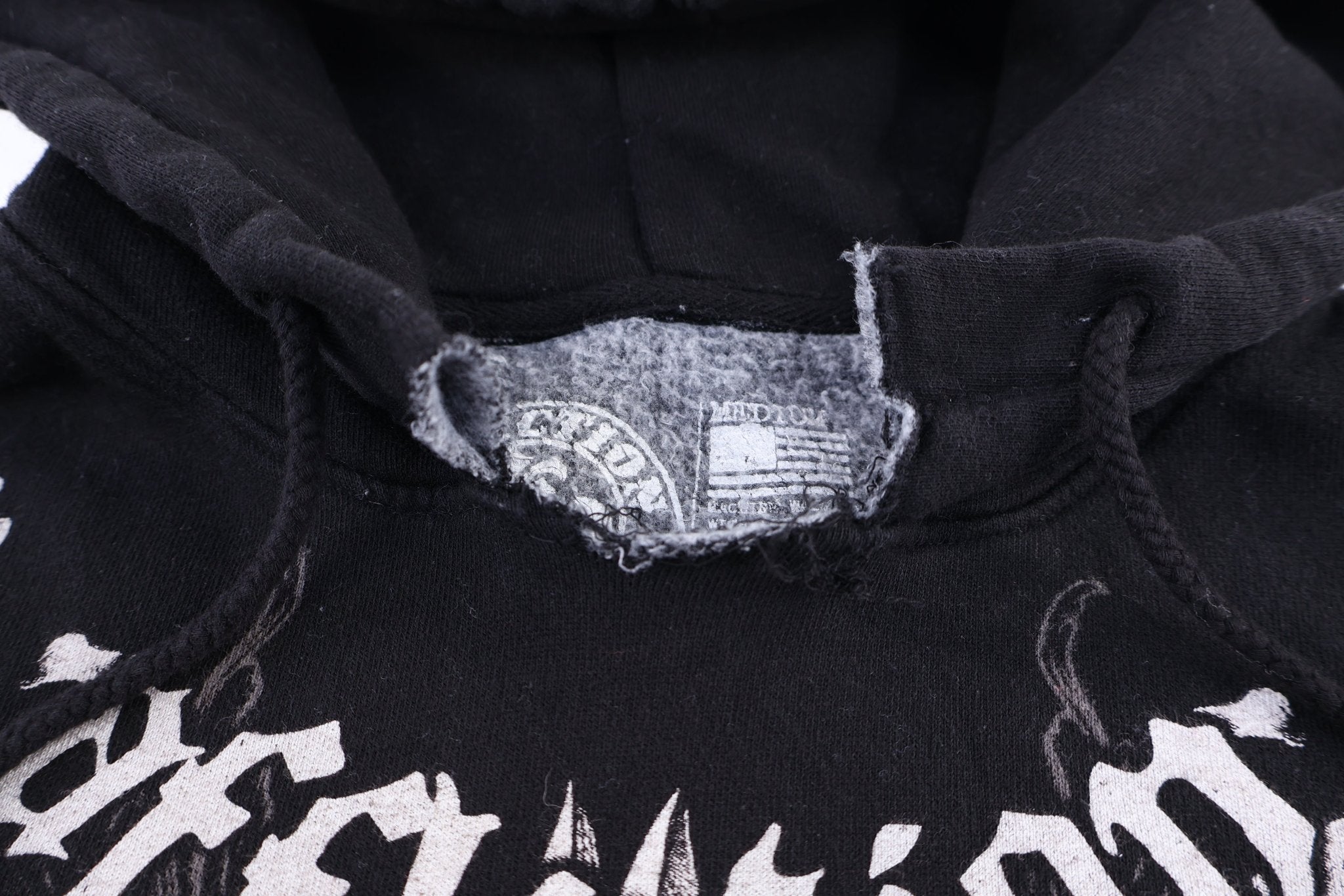 Affliction Cross Graphic Pullover Hoodie - Sweatshirt - Thrifted Threads