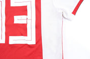 Ajax Amsterdam Embroidered Logo Red & White 13 Soccer Jersey - Jerseys/Tanks - Thrifted Threads