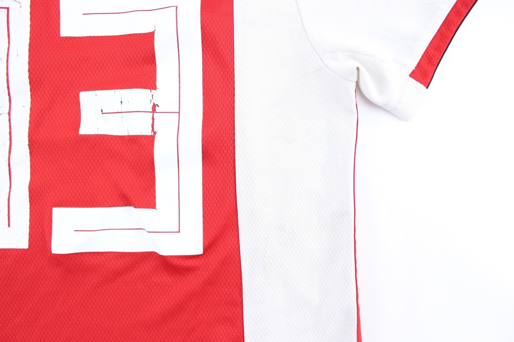 Ajax Amsterdam Embroidered Logo Red & White 13 Soccer Jersey - Jerseys/Tanks - Thrifted Threads
