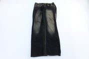Akademiks Black Denim Pants - ThriftedThreads.com