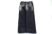 Akademiks Black Denim Pants - ThriftedThreads.com