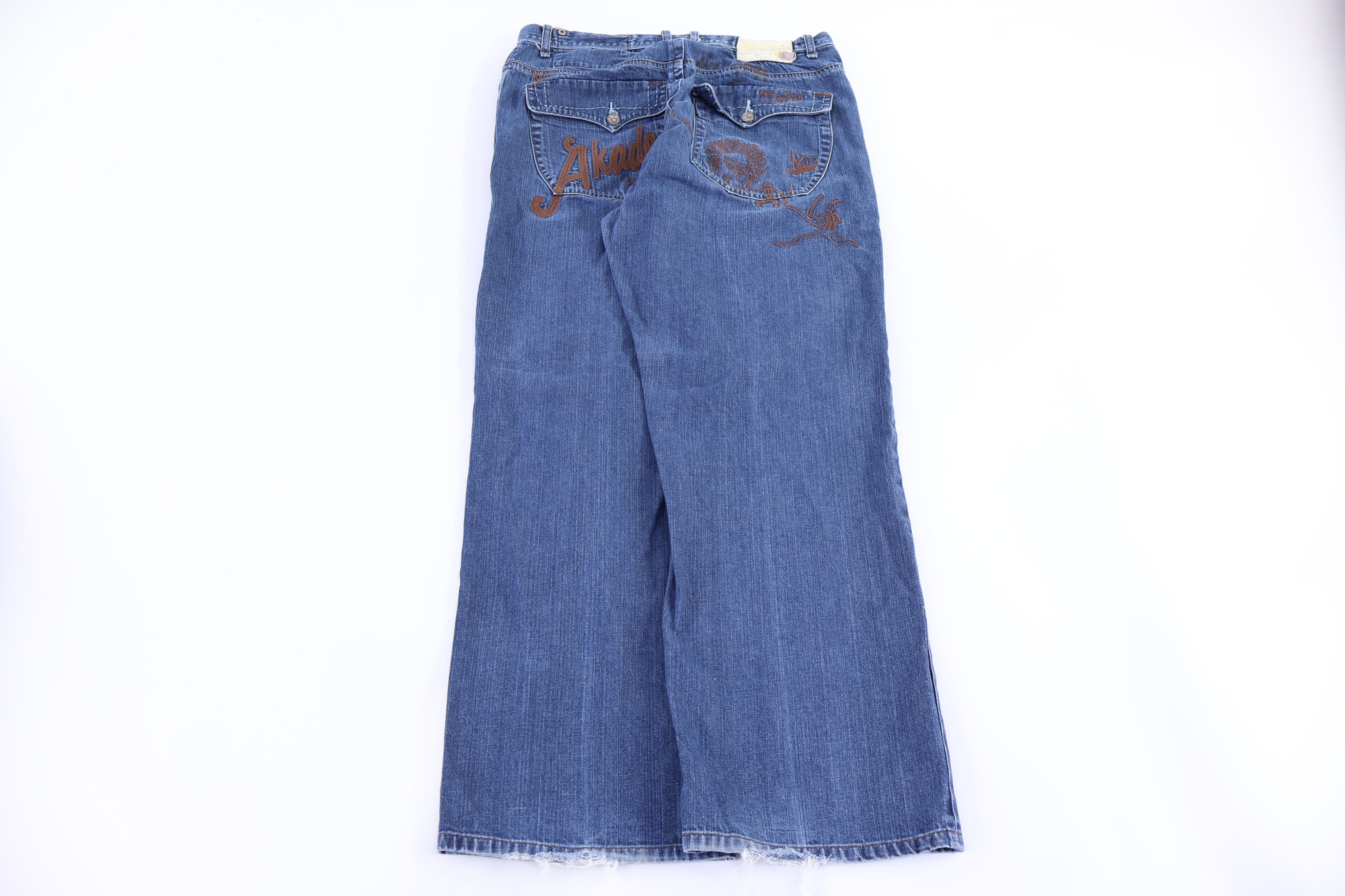 Akademiks Medium Wash Denim Jeans - Pants/Shorts - Thrifted Threads
