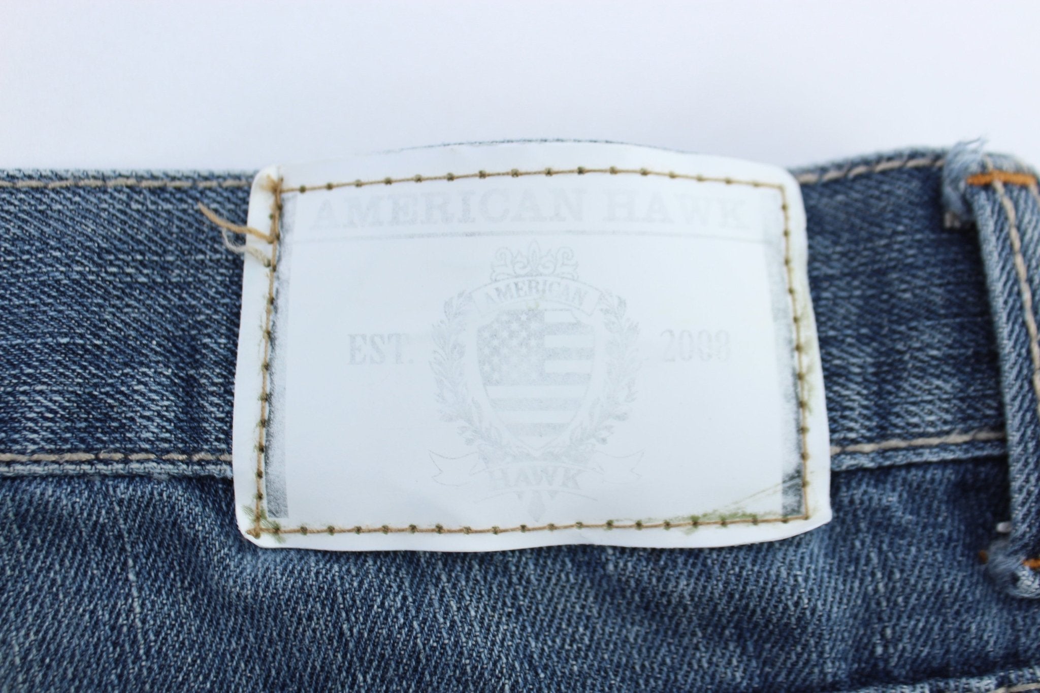 American Hawk Medium Wash Denim Jeans - Pants/Shorts - Thrifted Threads