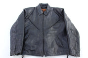 Antelope Creek Full Zip Leather Jacket - ThriftedThreads.com
