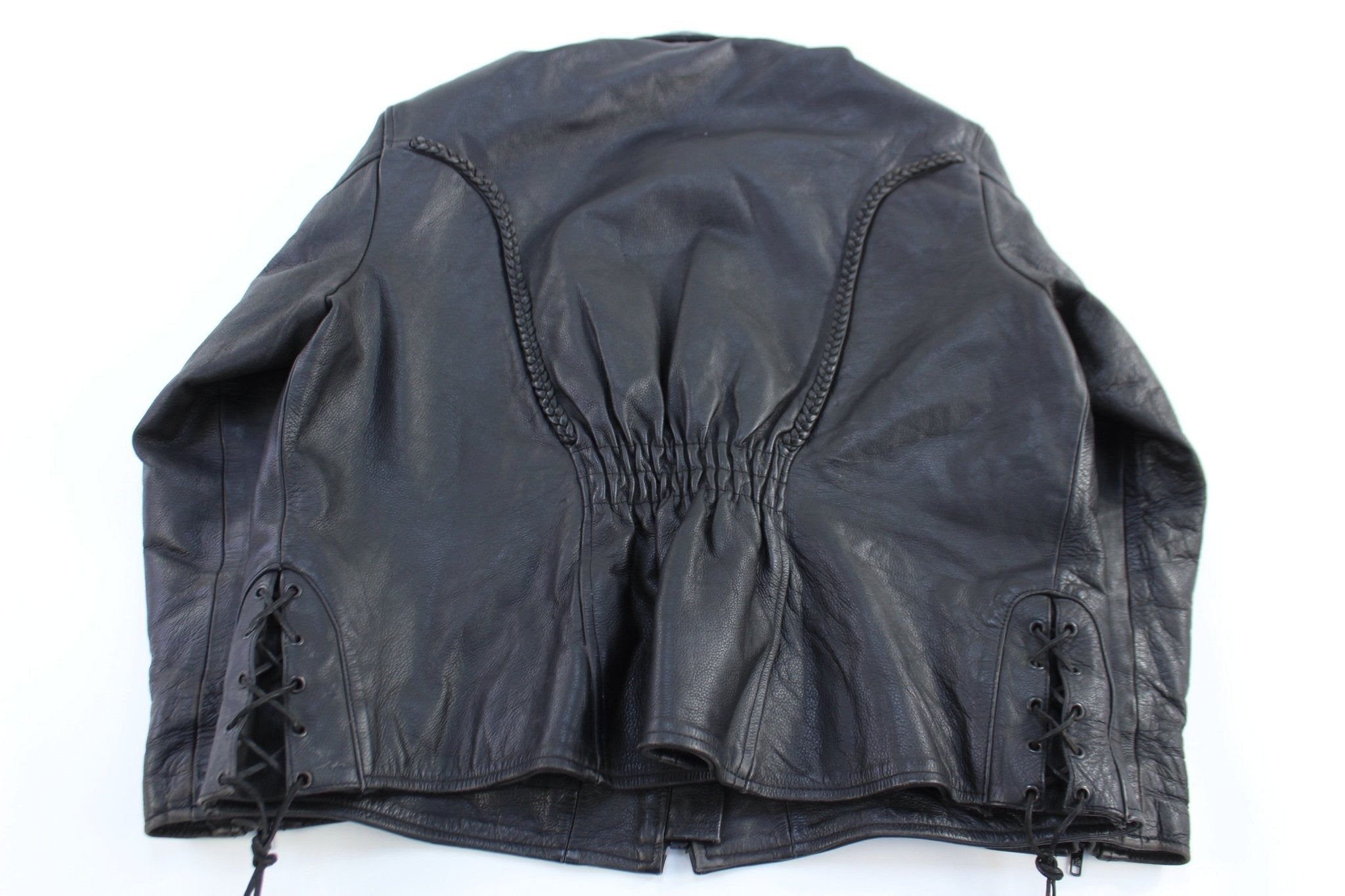 Antelope Creek Full Zip Leather Jacket - Jacket - Thrifted Threads