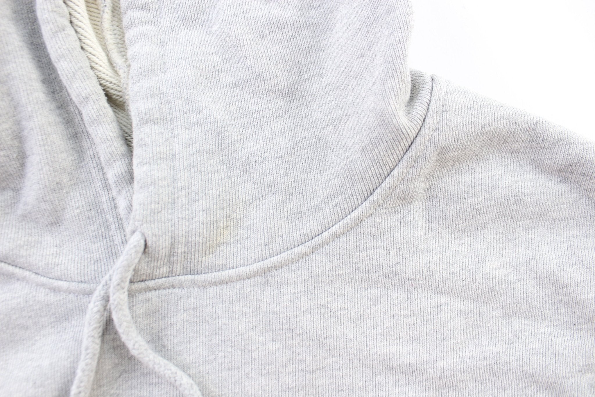 A.P.C. Carhartt WIP Light Grey Pullover Hoodie - ThriftedThreads.com