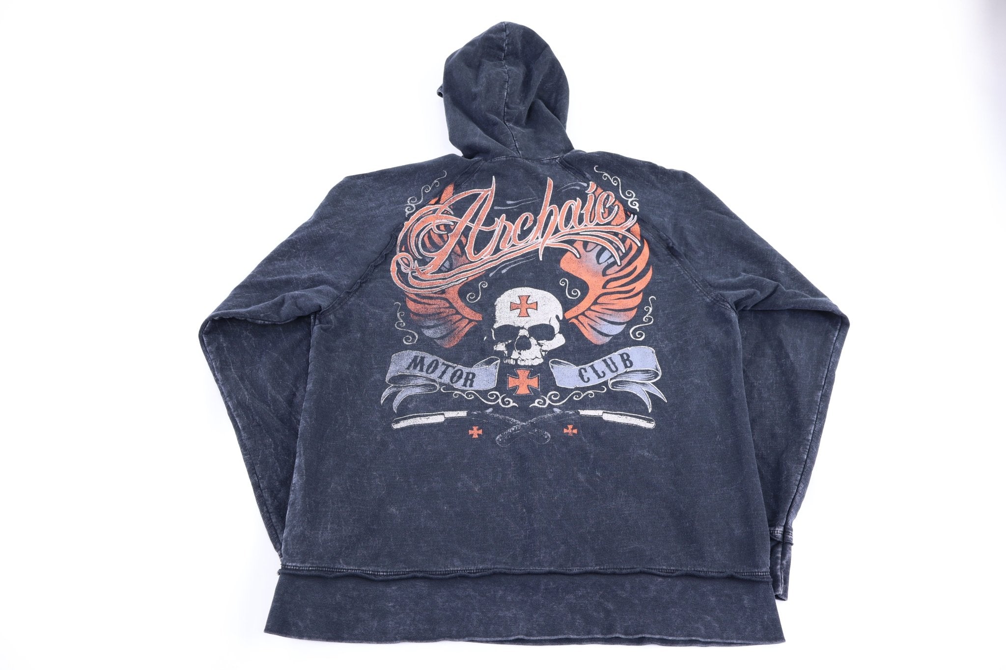 Archair Motor Club Pullover Hoodie - Jackets - Thrifted Threads