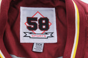 Arizona State University Sun Devils Embroidered Windbreaker Pullover - ThriftedThreads.com