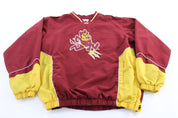 Arizona State University Sun Devils Embroidered Windbreaker Pullover - ThriftedThreads.com