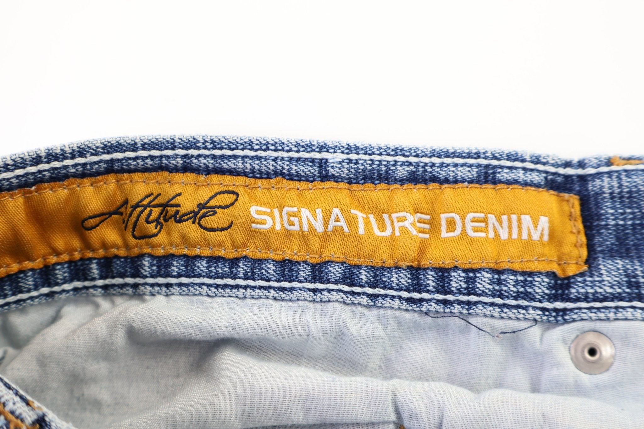 Attitude Light Wash Denim Jeans - Pants - Thrifted Threads