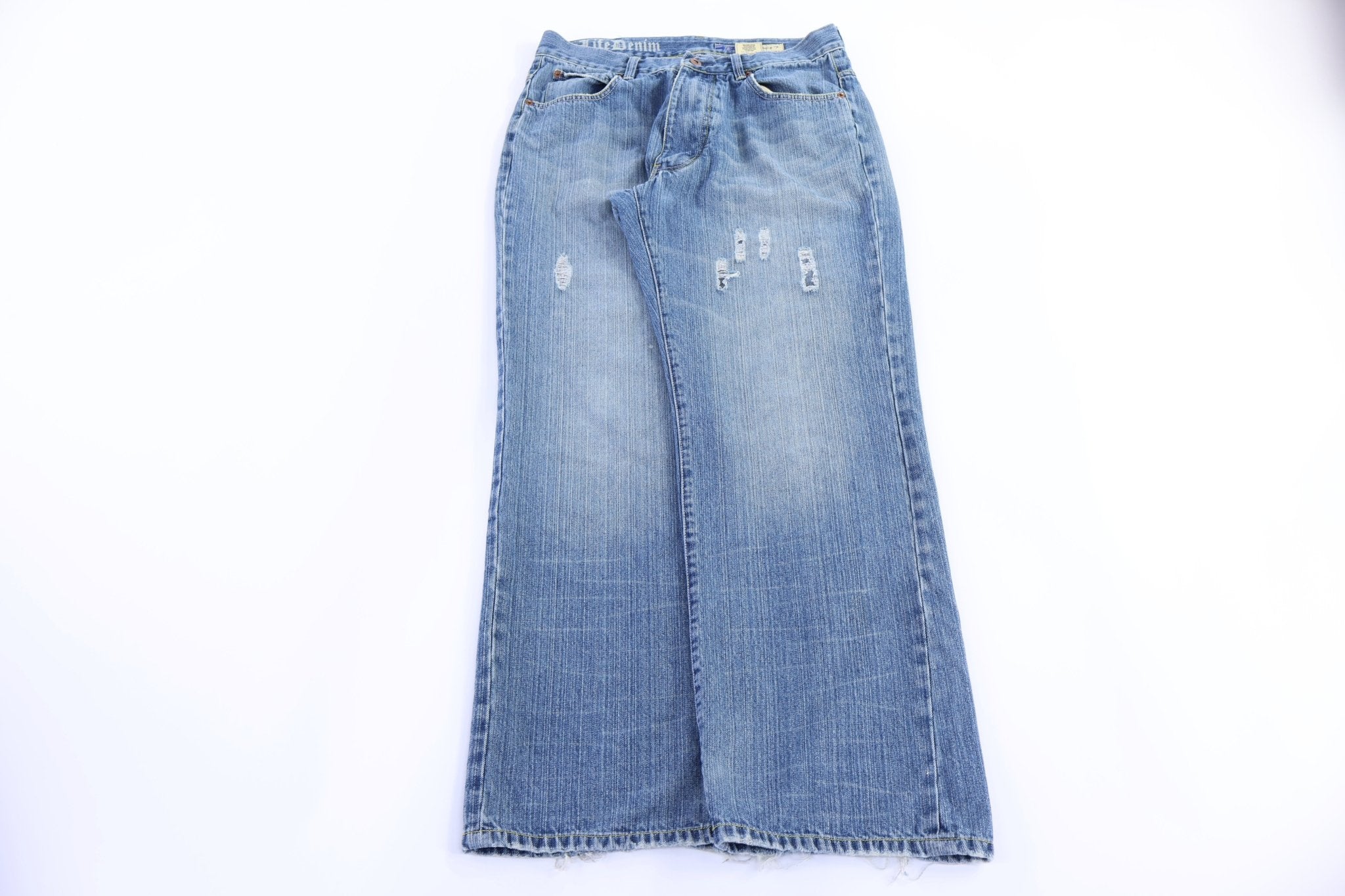 Azzure Medium Wash Denim Jeans - Pants - Thrifted Threads