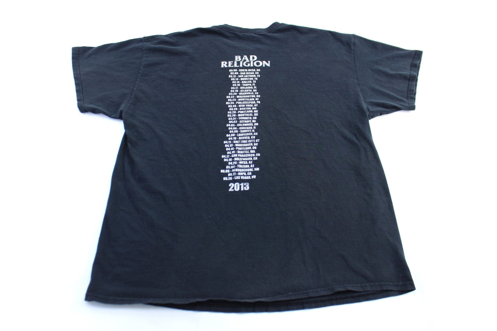 Bad Religion Rock Band Tour T-Shirt - ThriftedThreads.com