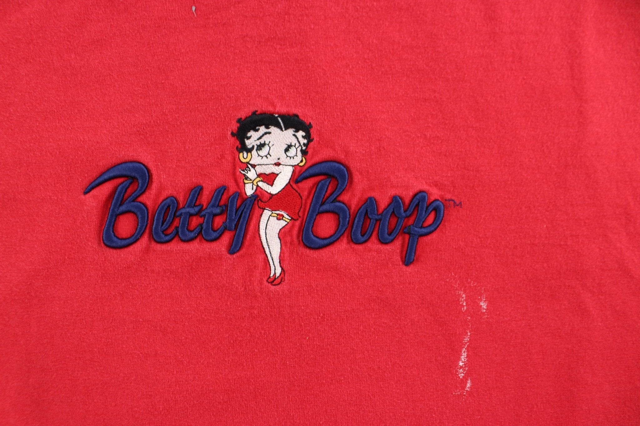 Betty Boop Embroidered T-Shirt - ThriftedThreads.com