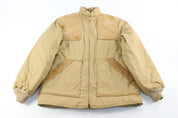 Big Bore Tan Zip Up Jacket - ThriftedThreads.com