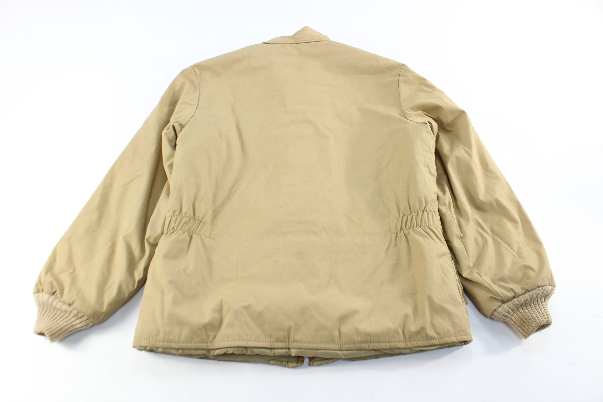 Big Bore Tan Zip Up Jacket - Jackets - Thrifted Threads