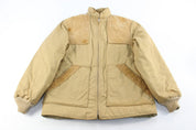 Big Bore Tan Zip Up Jacket - Jackets - Thrifted Threads