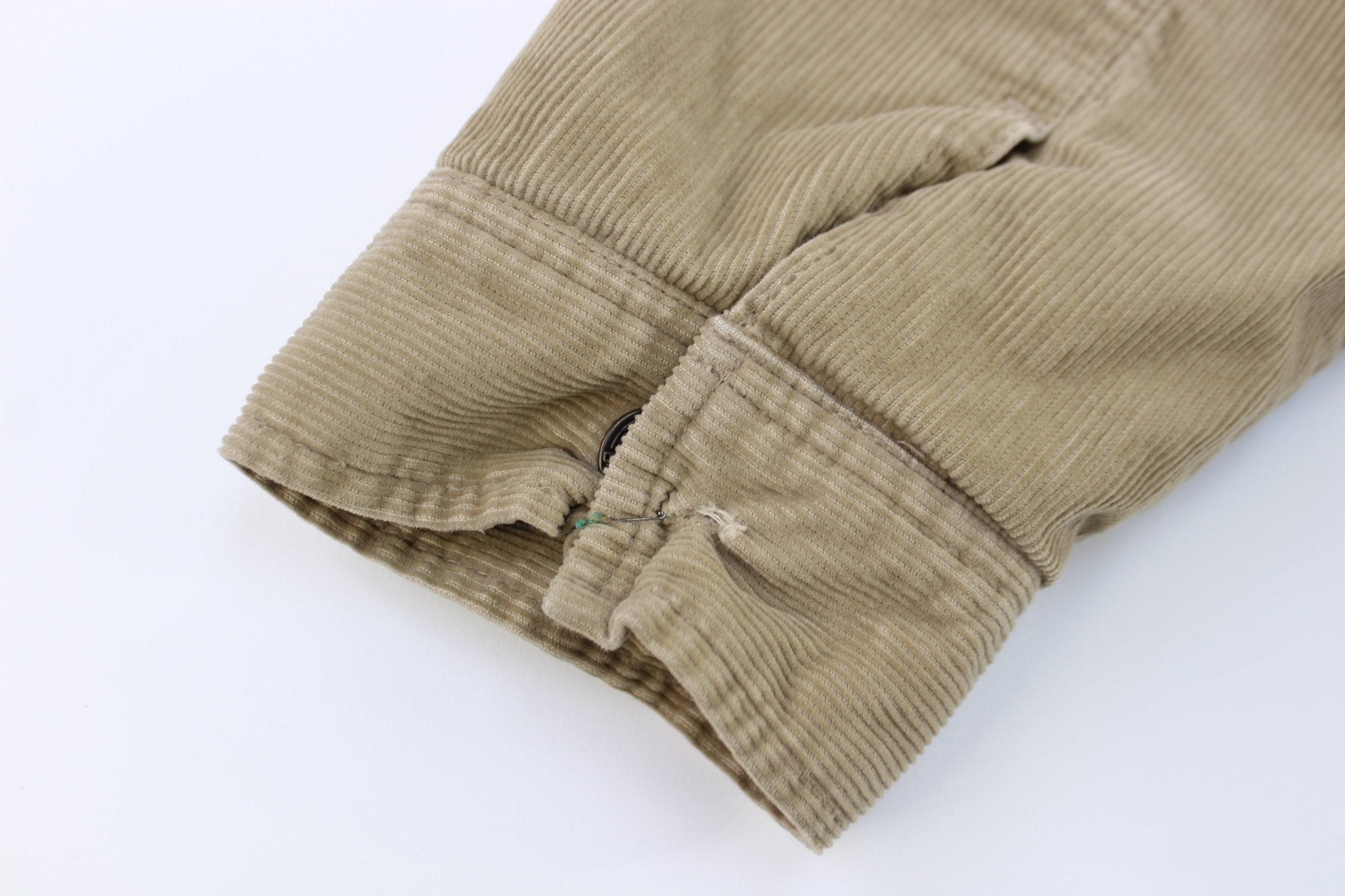 Billabong Embroidered Sherpa Lined Corduroy Jacket - ThriftedThreads.com