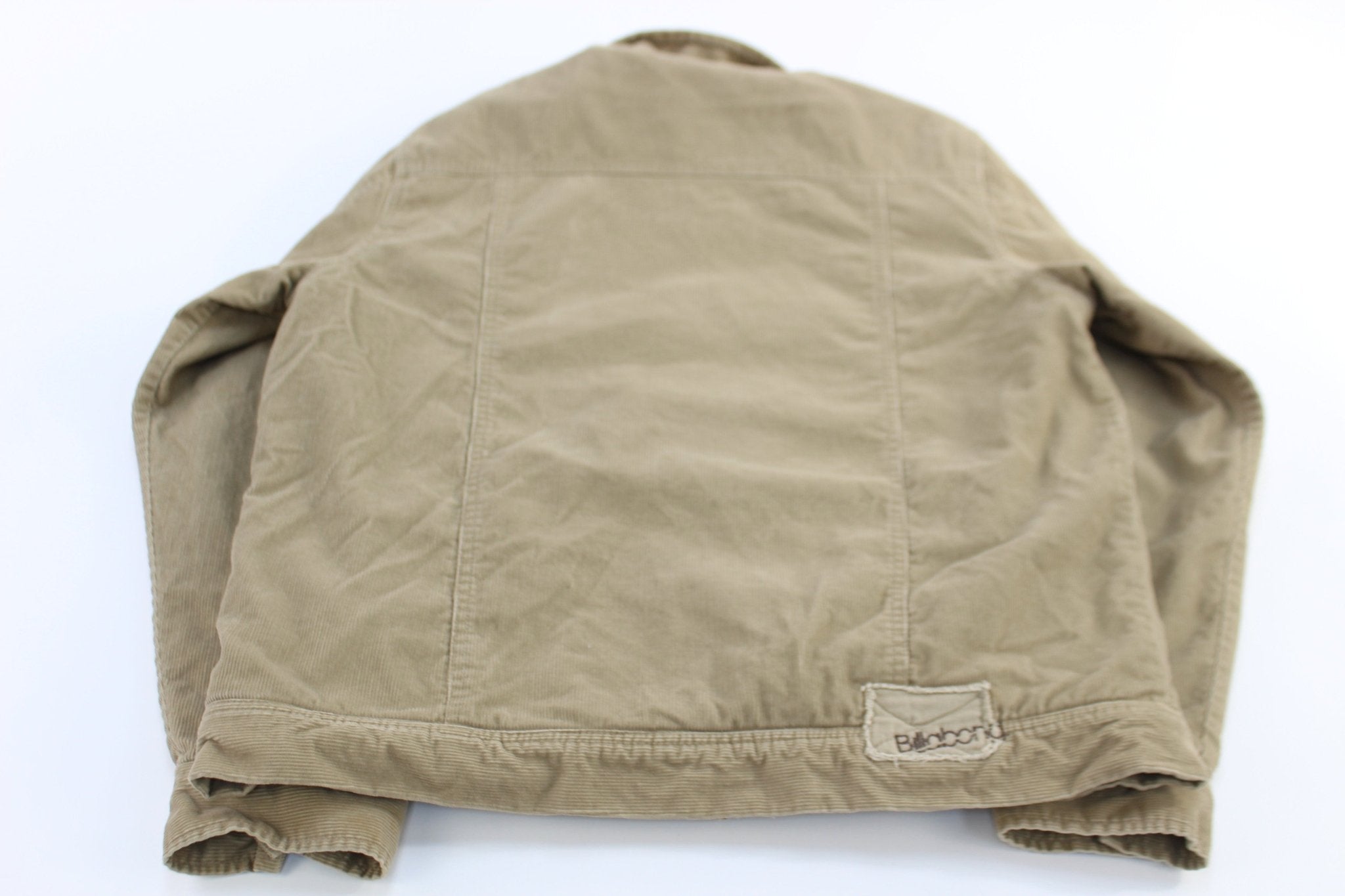 Billabong Embroidered Sherpa Lined Corduroy Jacket - ThriftedThreads.com