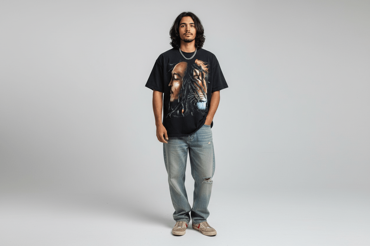 Bob Marley Jamaica T-shirt - ThriftedThreads.com