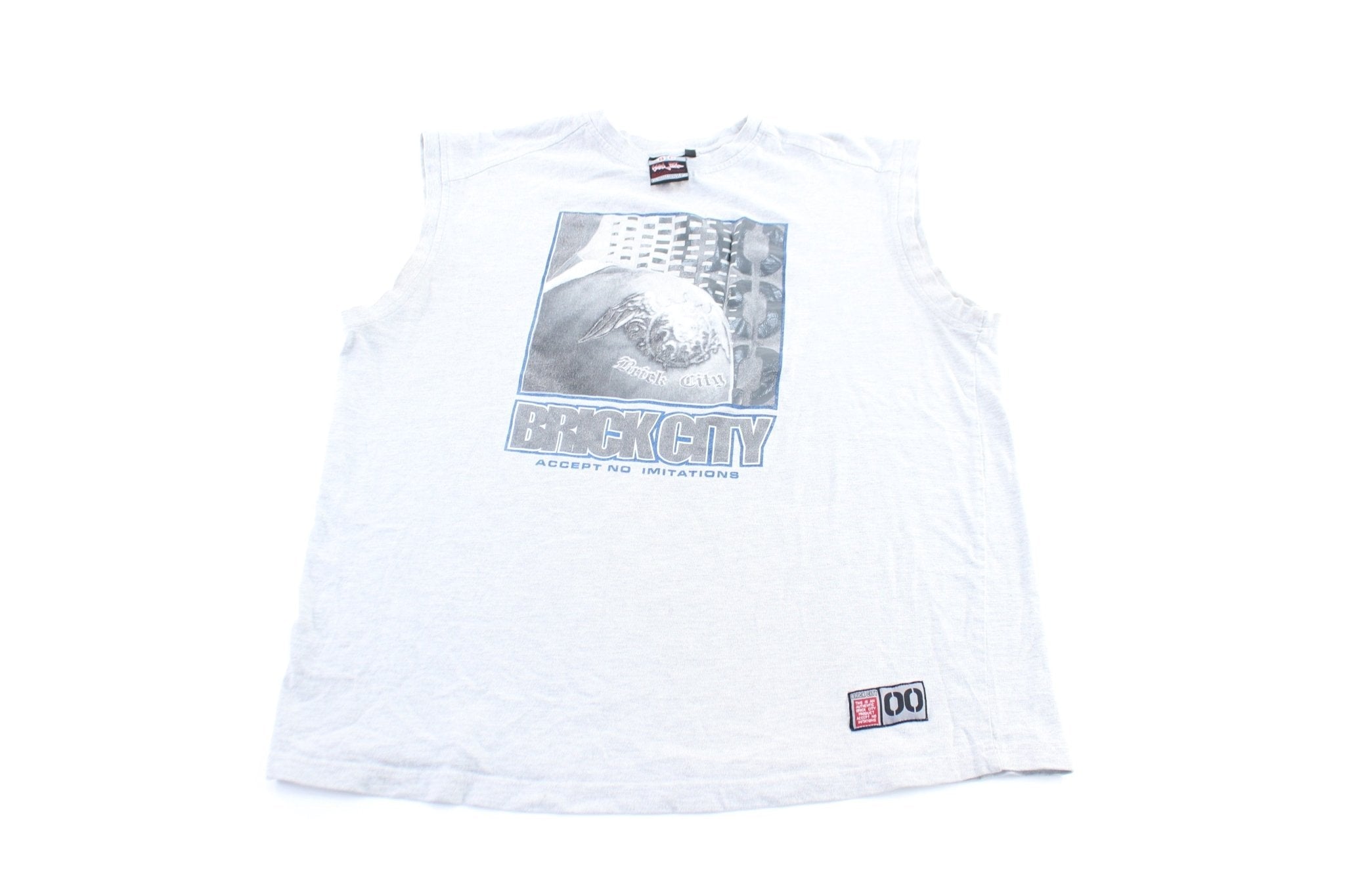 Brick City Accept No Imitations Graphic Tank Top - Jerseys/Tanks - Thrifted Threads
