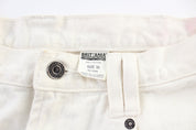 Brittania White Denim Shorts - ThriftedThreads.com