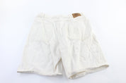 Brittania White Denim Shorts - ThriftedThreads.com