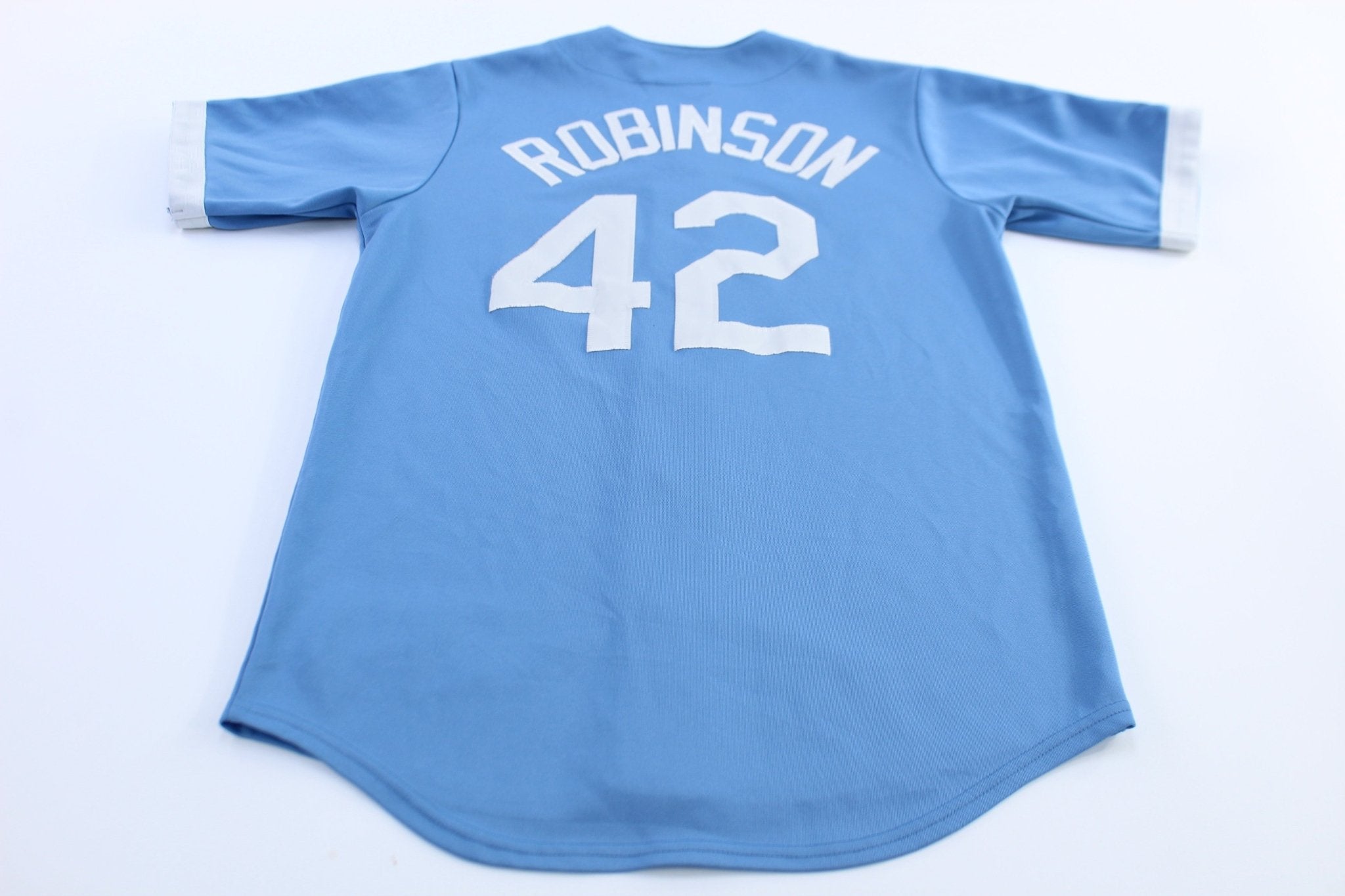 Brooklyn Dodgers Jackie Robinson 42 Baseball Jersey - ThriftedThreads.com
