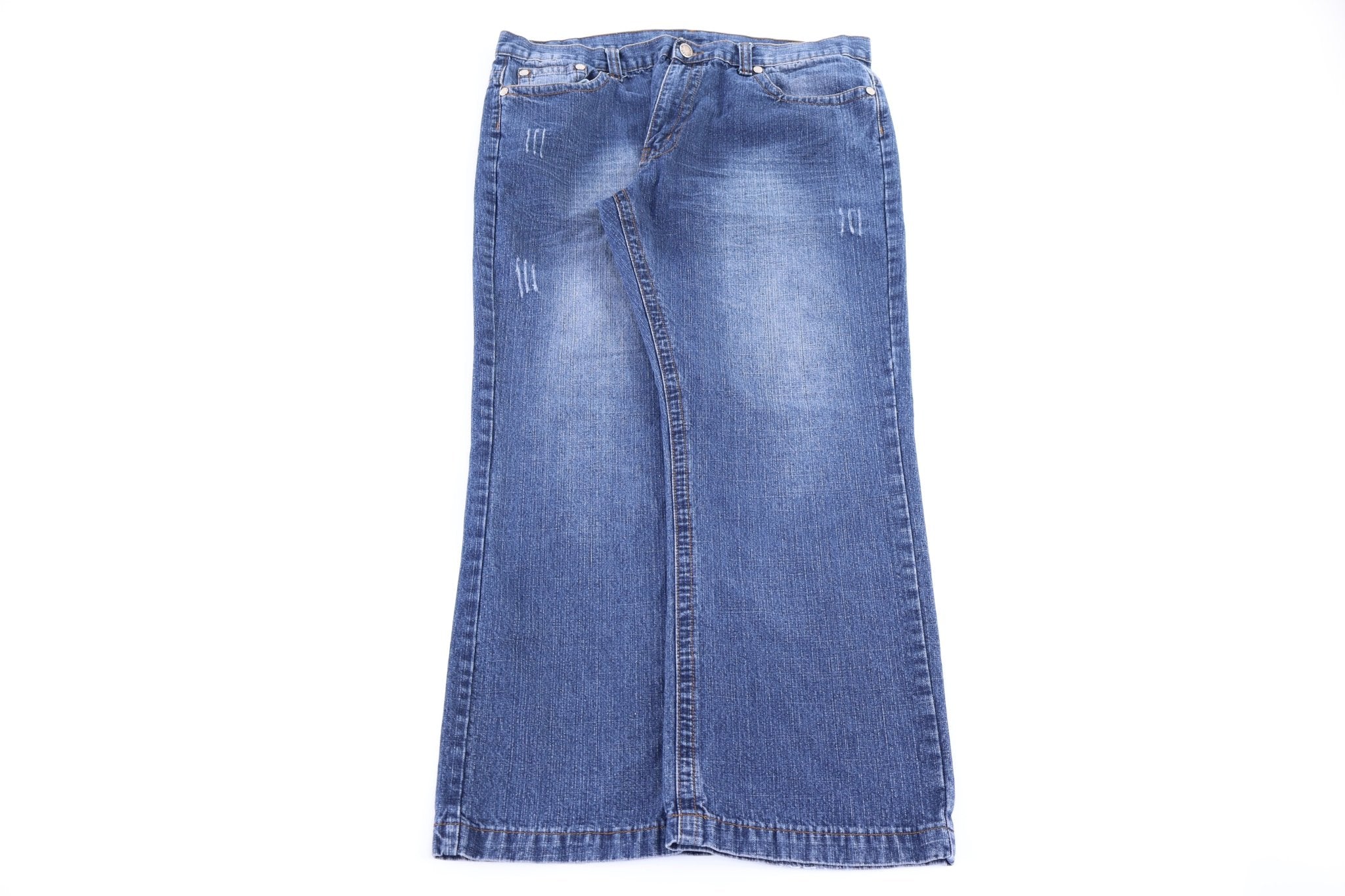 Brooklyn Express Dark Wash Denim Jeans - Pants/Shorts - Thrifted Threads