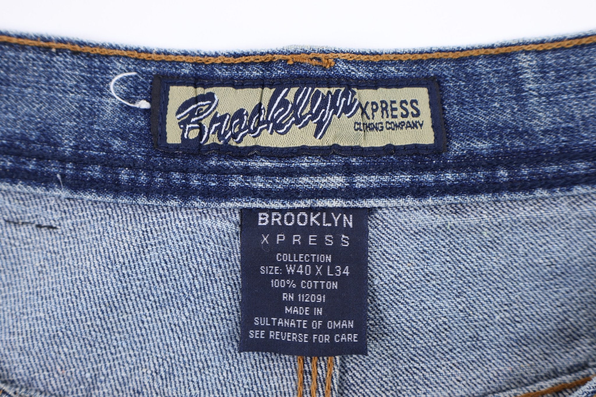 Brooklyn Express Medium Wash Denim Jeans - Pants/Shorts - Thrifted Threads