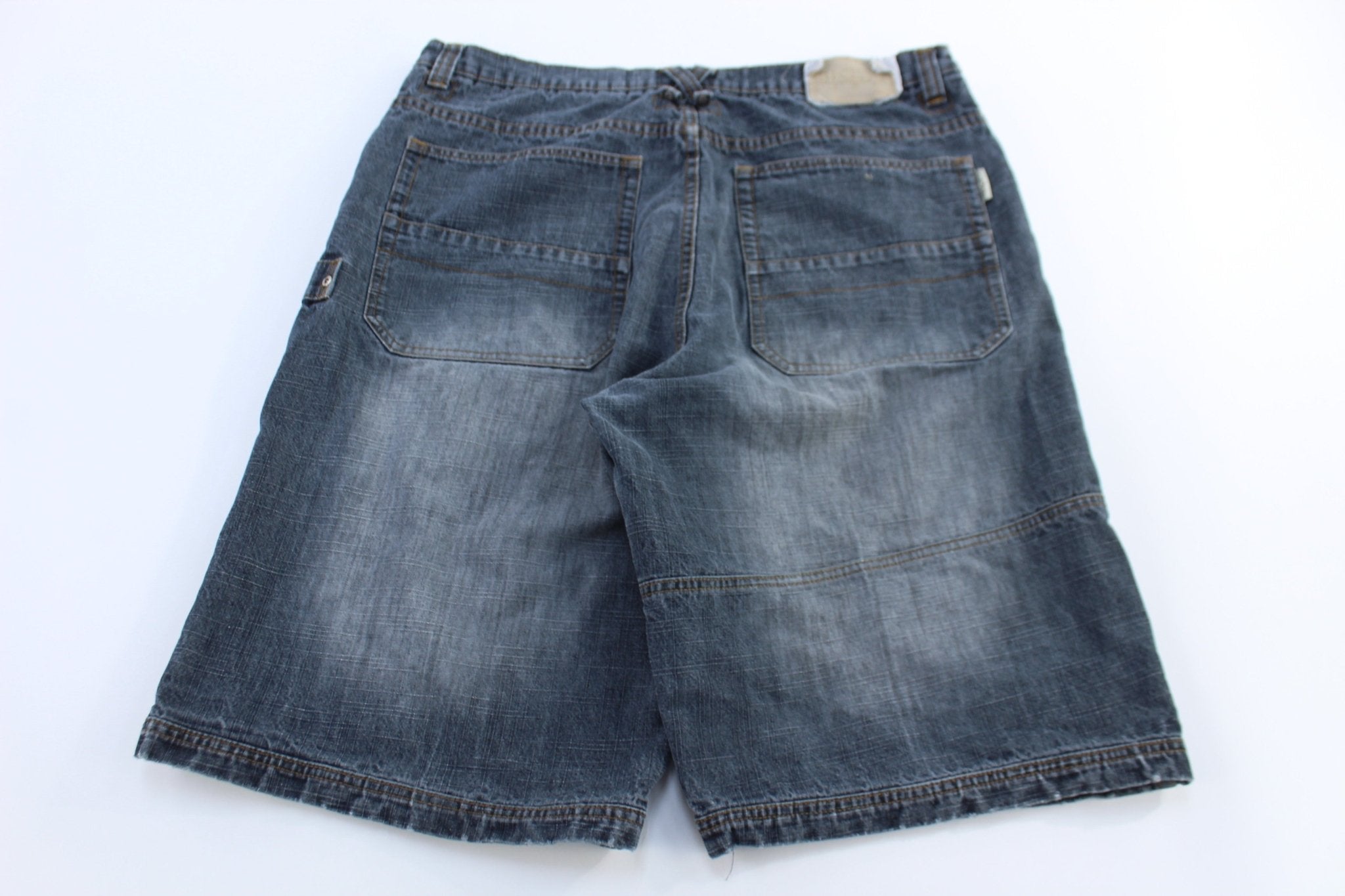 Brooklyn Xpress Dark Wash Denim Shorts - Pants/Shorts - Thrifted Threads