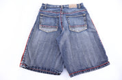 Brooklyn Xpress Dark Wash Denim Shorts - Pants/Shorts - Thrifted Threads