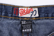Brooklyn Xpress Dark Wash Denim Shorts - Pants/Shorts - Thrifted Threads
