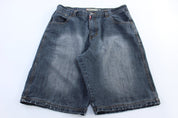 Brooklyn Xpress Dark Wash Denim Shorts - Pants/Shorts - Thrifted Threads