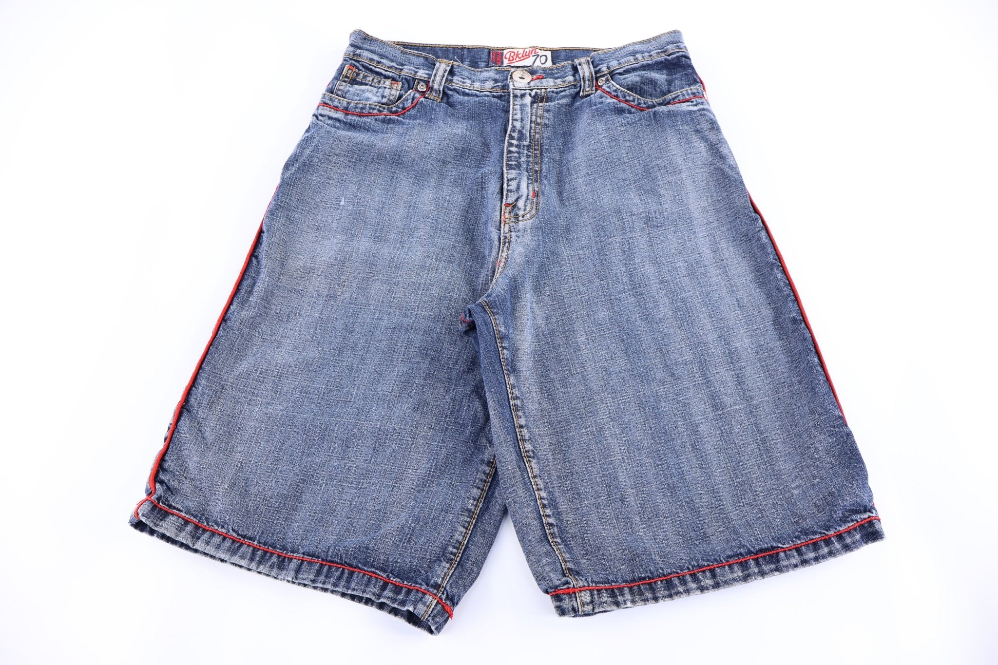 Brooklyn Xpress Dark Wash Denim Shorts - Pants/Shorts - Thrifted Threads