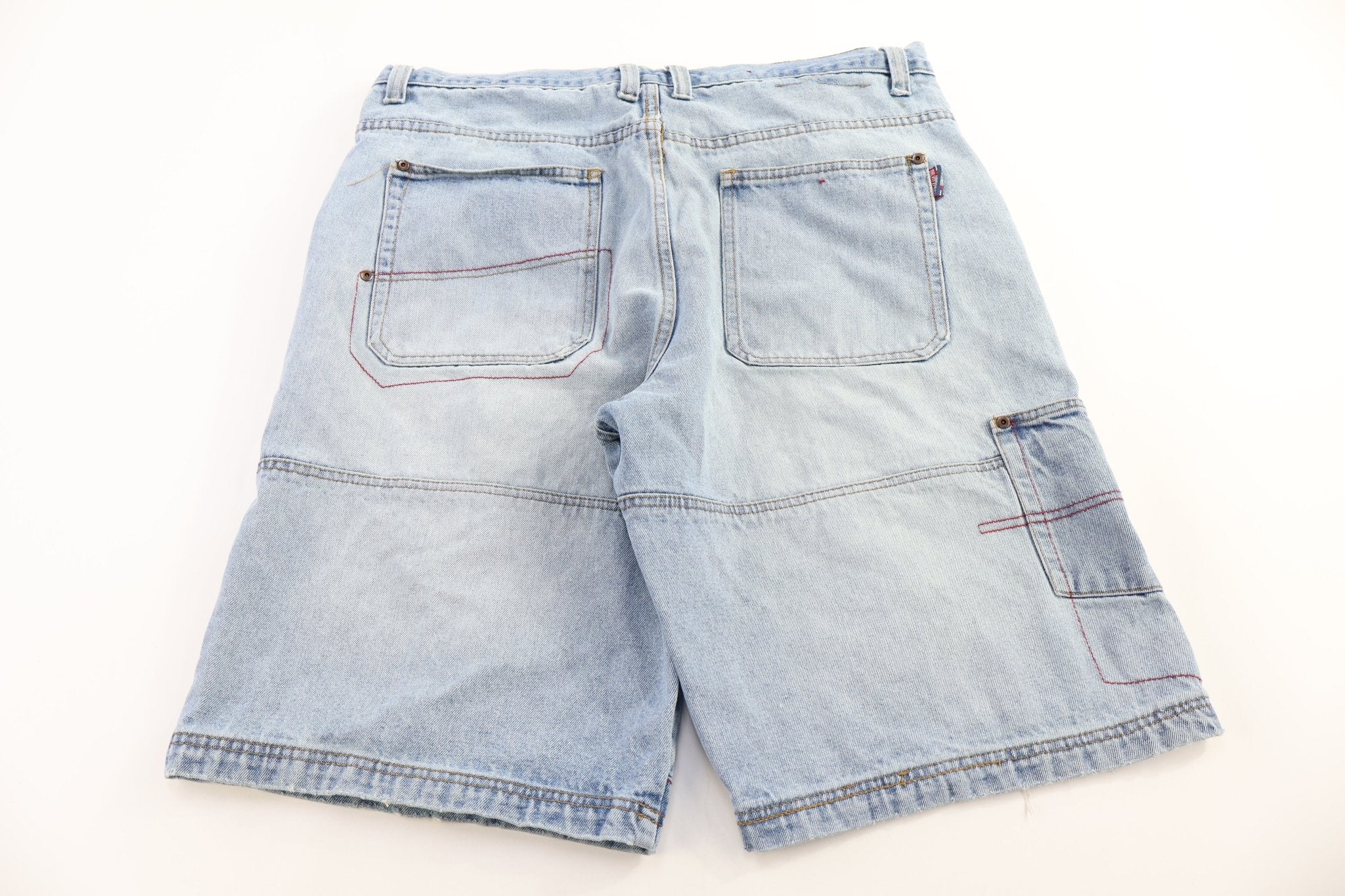 Brooklyn Xpress Light Wash Denim Shorts - Pants/Shorts - Thrifted Threads